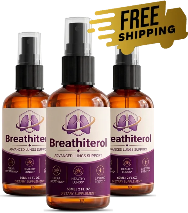 Breathiterol oral spray bottles